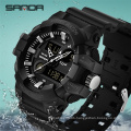 SANDA 780 Sports Men's Watches Luxury LED Digital Military Quartz Watch Men Waterproof G Style Wristwatches relogio masculino